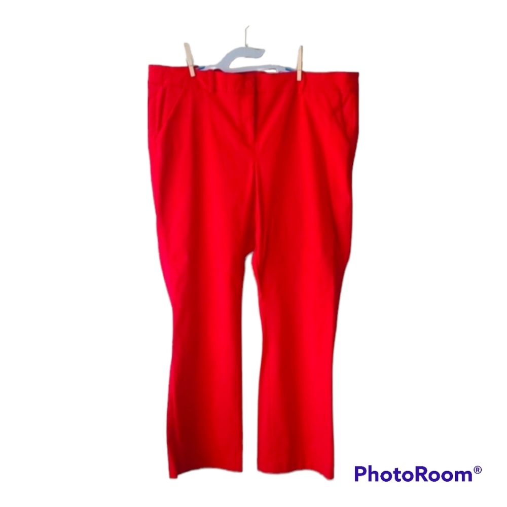 Lane Bryant red dress pants